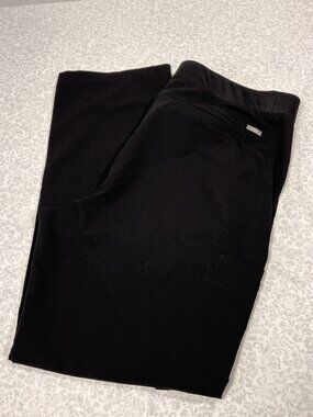 Figs Technical Collection Womens Cargo Scrub Pants Style T2001 Black XXL Medical